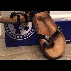 Black Patent Yara by Birkenstock, Size 9M